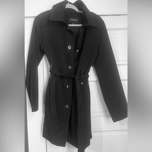 London Fog Classic Black Trench Coat
